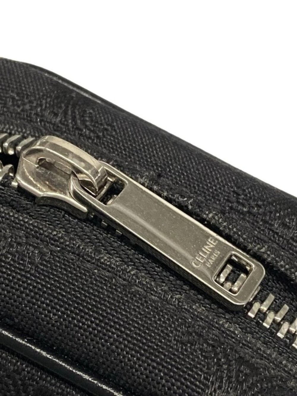 CELINE Mini Pocket Messenger Bag 192512CEC.38SI Black Triomphe Jacquard - Picture 10 of 15